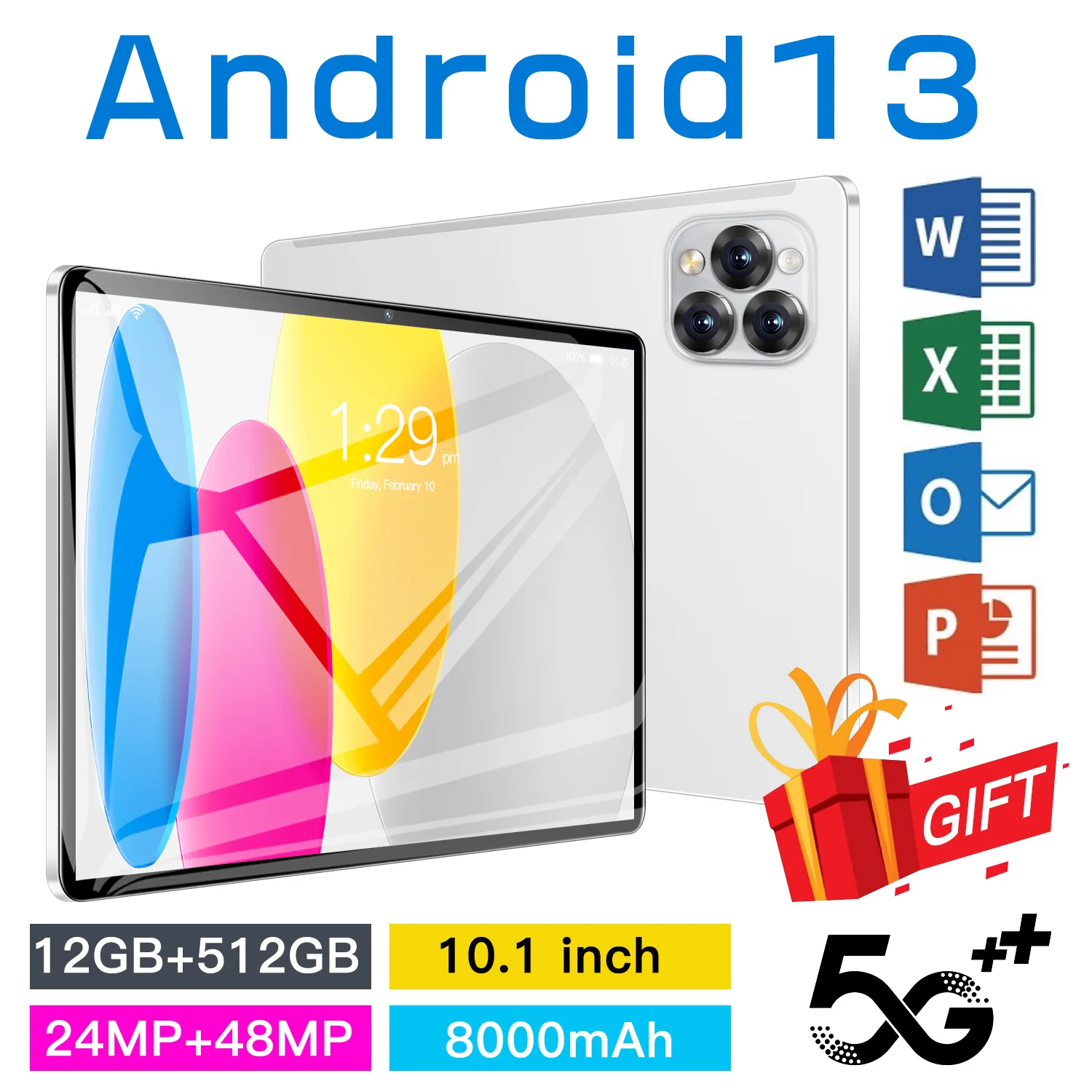 

2025 XaiomI Android 13 Pad 15 Pro tablet 10.1 inch 16GB+1TB Tablet PC napdragon780 10000mAh Global 5G WIFI Tablette