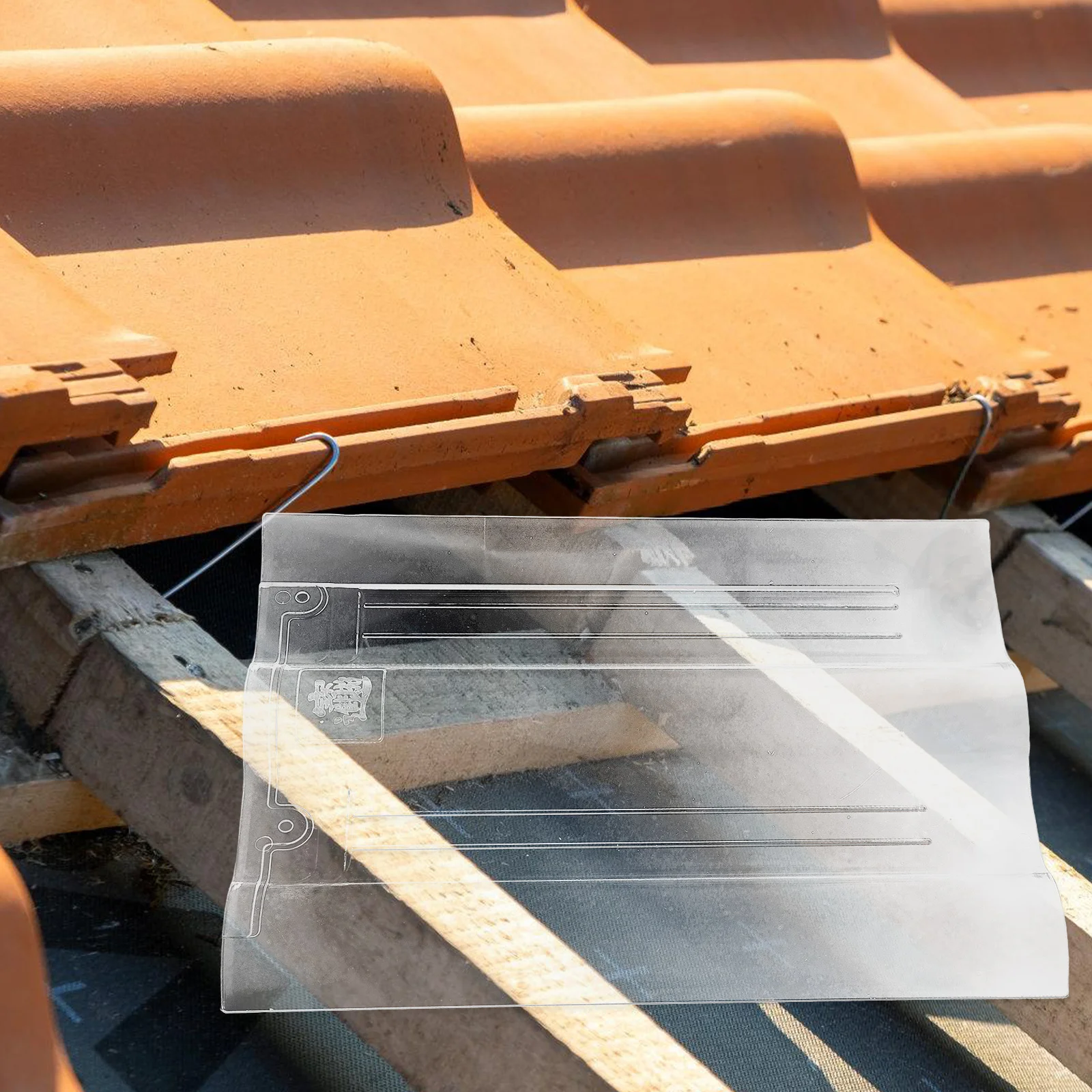 Transparante dakpanelen Waterdichte kunststof dakplaten Eenvoudige installatie Doorzichtige dakpanelen voor tuinkas