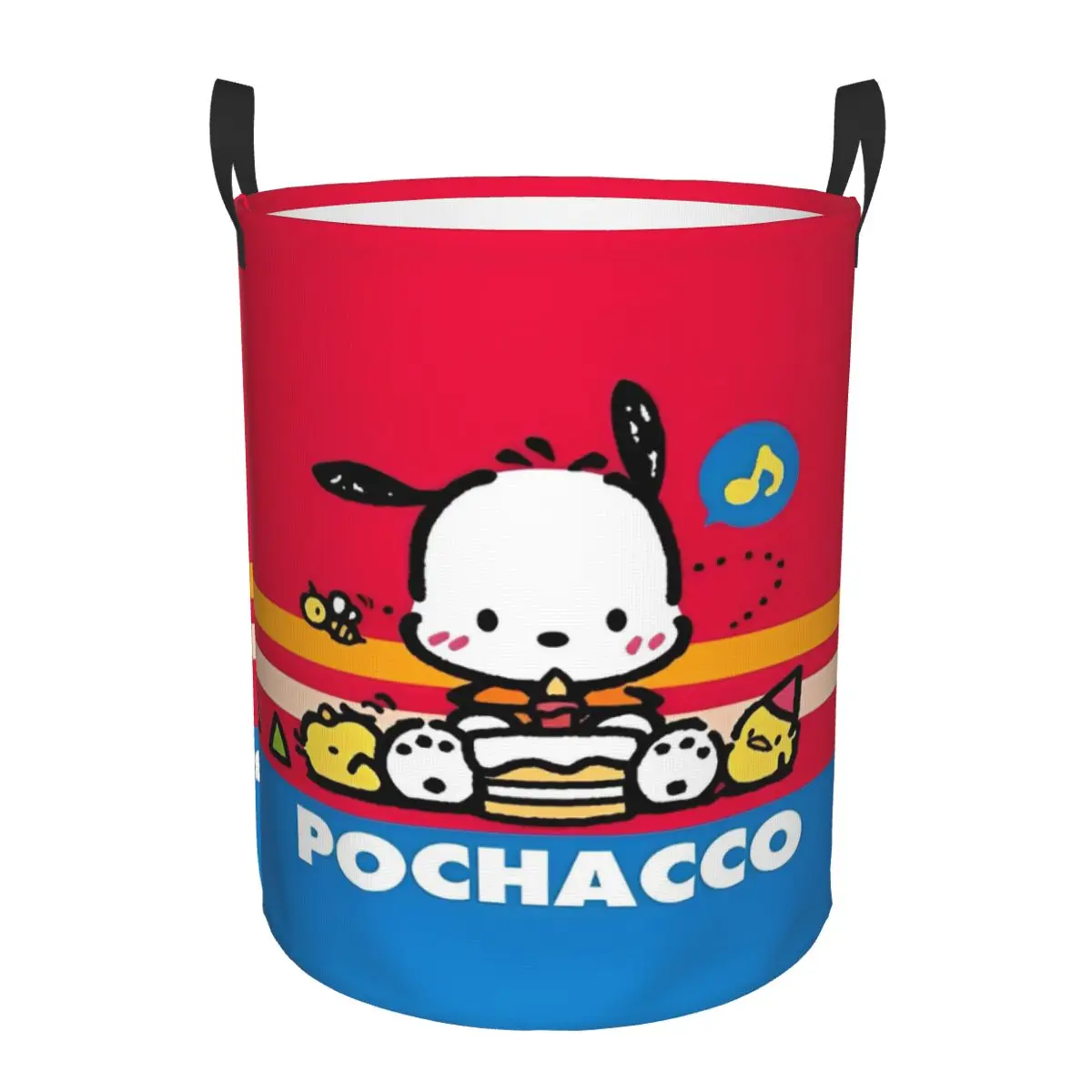 Pochacco Sanrio Blanket Storage Basket Box Organizer Bins for Play Room