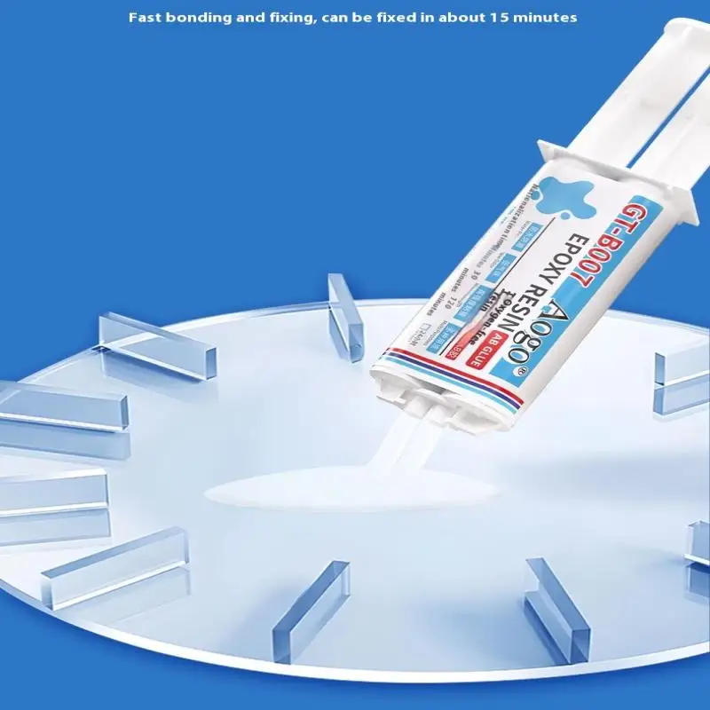 50ML Wood Metal Ceramic Plastic Repair Fast Curing Strong Adhesive Sealant Transparent Epoxy Resin AB Glue