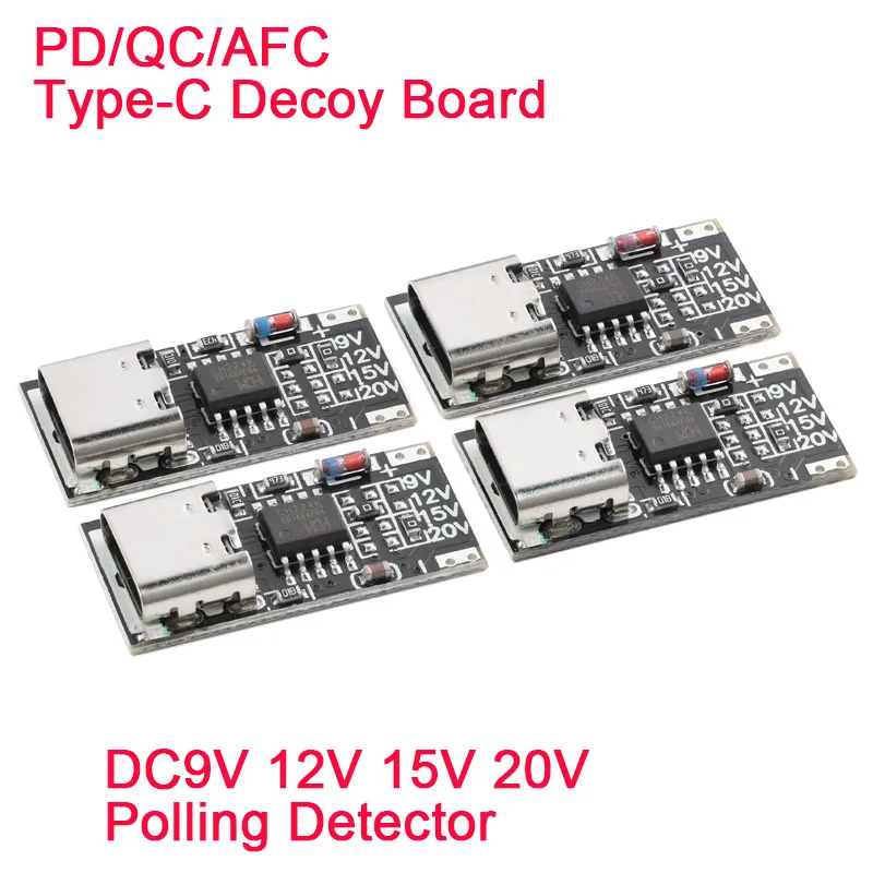 PD/QC/AFC Type-C Decoy Board USB Boost Module PPS/QC4 FCP AFC Type-C Trigger Polling Detector Power Fast Charging