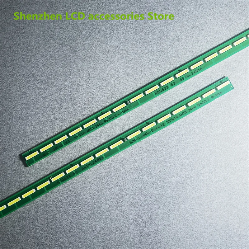 55inch LED backlight strip FOR LG 55HU650T 55UH650V 6922L-0189A 6916L2466B2465A LC550EQF 600mm 60LED 6V 100%NEW high quality