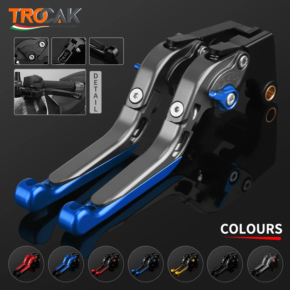 For SUZUKI DL250 V-strom 250 DL 250 2018-2022 Motorcycle CNC Adjustable Folding Extendable Brake Clutch Levers
