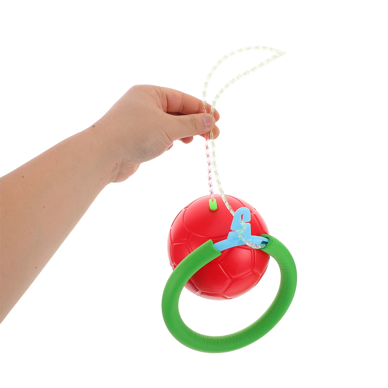 Pelota giratoria de una pierna para niños, juguetes para saltar el tobillo, plástico que rebota, ejercicio, equilibrio, diversión familiar en interiores y exteriores, 2 uds.