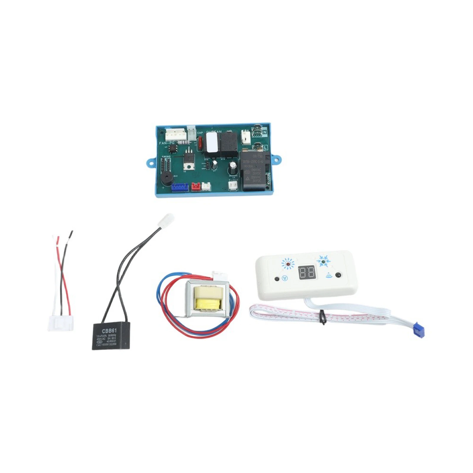 AC Control Panel Set with Accessories for Air Conditioner Replacement Including QD U08PGC Plus Model for Temperature Control