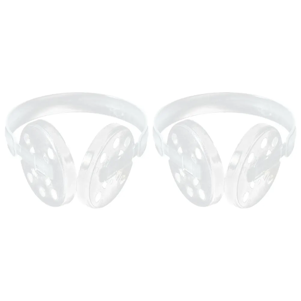 

2 Pcs Ear Cup Plastic Rack Protection Cuff DIY Earmuff Frames Winter Accessories Earmuffs