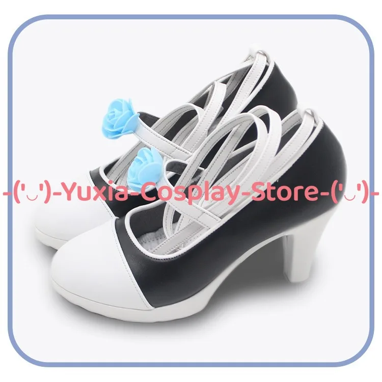 ¡Yuxiacosplay! Rei Ayanami-zapatos de Cosplay, accesorios de personajes del juego de Anime, botas de cuero PU, disfraz de fiesta de Carnaval y Halloween