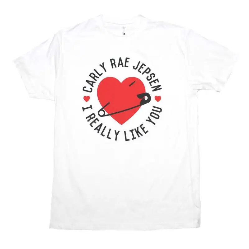 

Carly Rae Jepsen I Really Like You T Shirt Mens Rock Music Classic New White