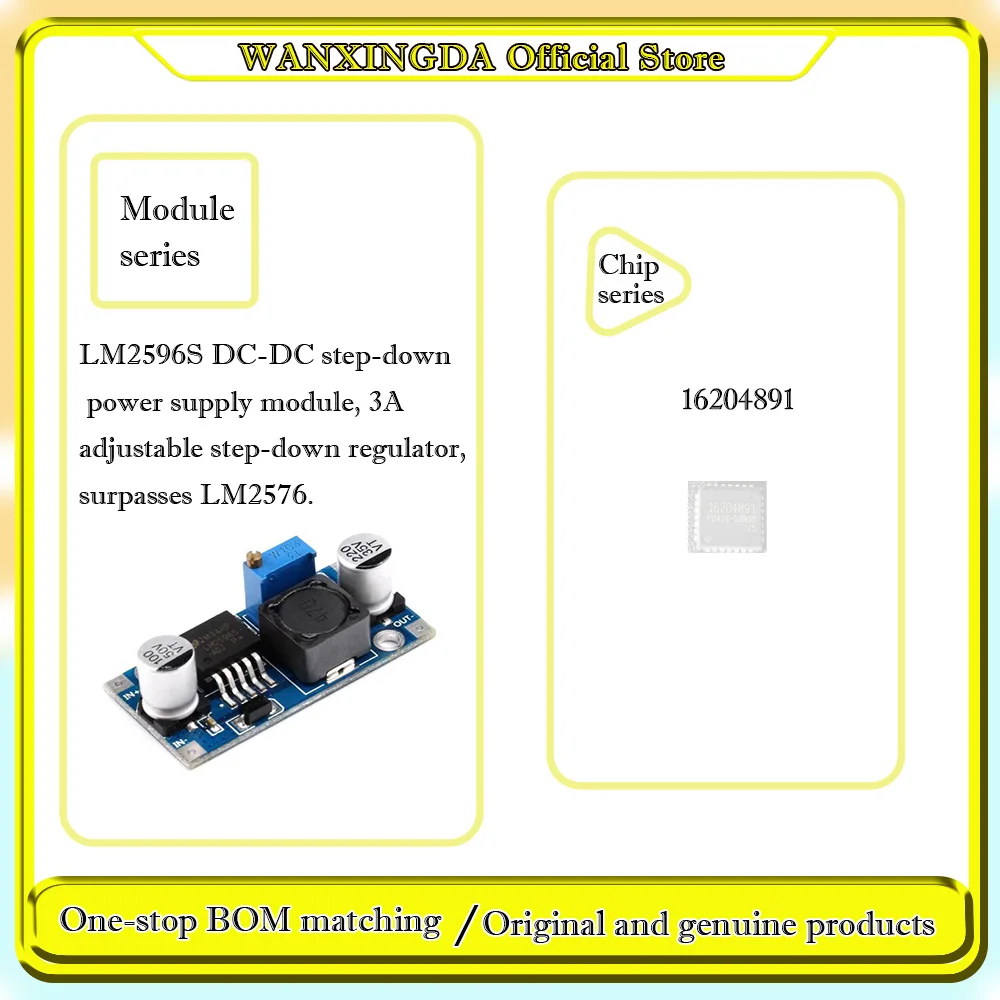 16204891 PLCC28 04891 16204891 LM2596S module,3A Adjustable Step-Down Regulator, Superior to LM2576 Phone case