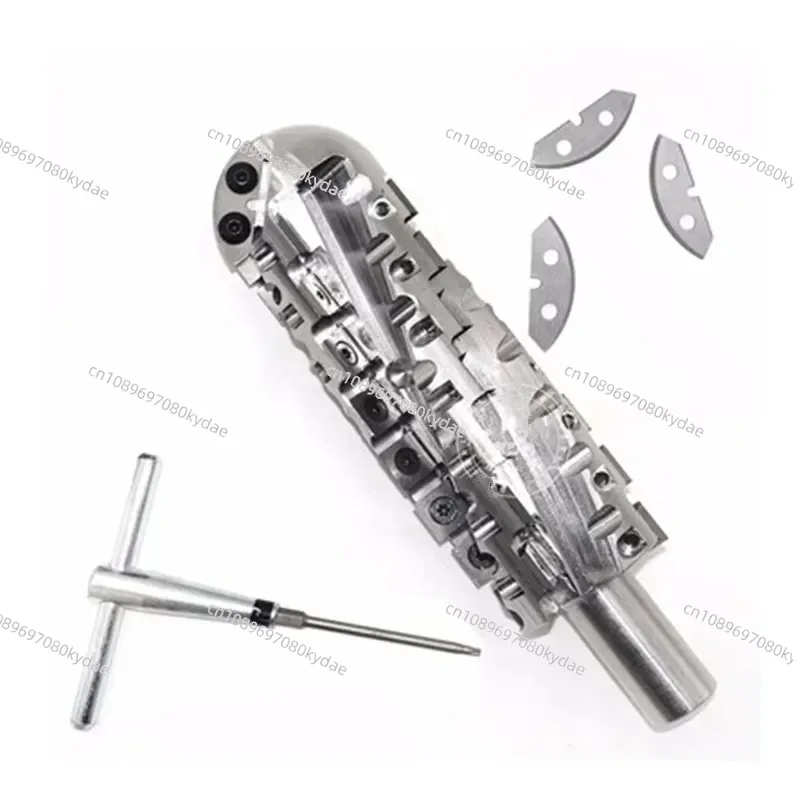 Heavy Duty Helical Spiral Cutterhead Rabbeting Flycutter Surface Planer Spindle Moulder Cutter Face Mill For Cnc Machines