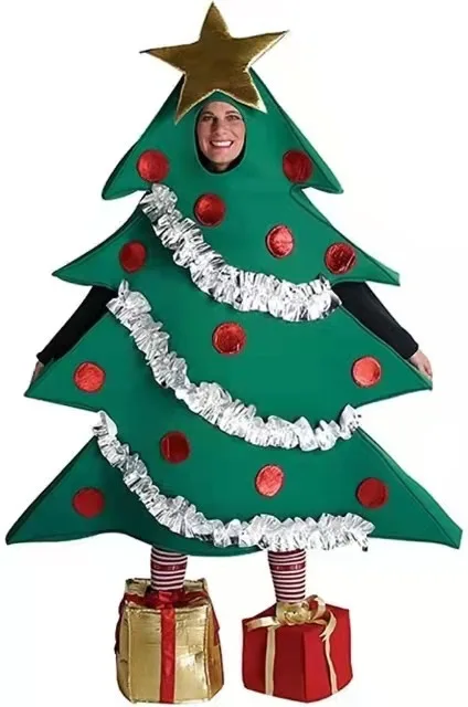 

New Stage Performance Costume Christmas Tree Doll Skirt Footwear Role Play