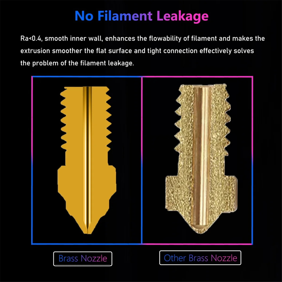 6 piezas para el kit de boquillas Ender 3 V3 SE, boquillas de latón para impresora 3D 0,4 mm 0,6 mm 0,8 mm, boquillas extrusoras de resistencia a altas temperaturas