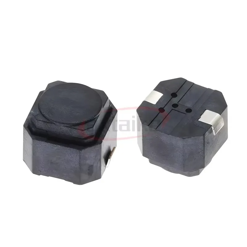 20PCS 6*6*5mm Tact Switch 6*6*5 Mute Switch Silicone Keypad Push Button Switch 6×6×5MM 2Pin Silent Switches Black 16V 50mA SMD