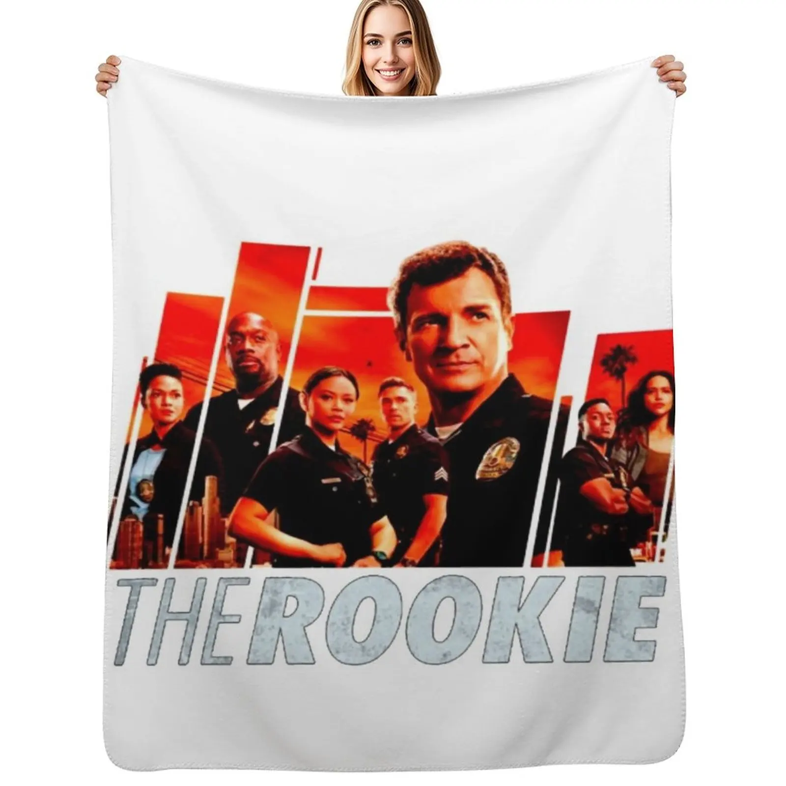 

The Rookie Fanart Poster Throw Blanket Cute Polar Nap Blanket