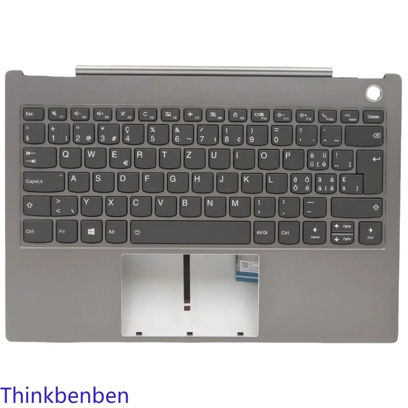 

SWS Swiss Mineral Gray Keyboard Upper Case Palmrest Shell Cover For Lenovo ThinkBook 13s IML 5CB0W44289