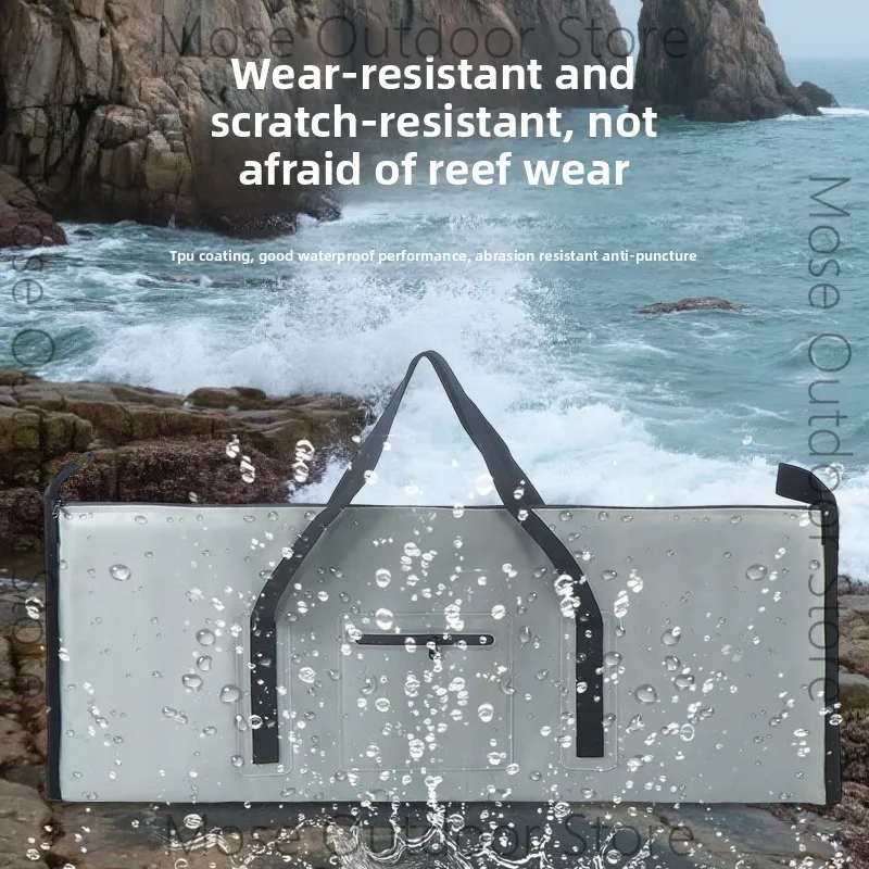 Portable sea fishing waterproof and fresh-keeping rock fishing ice bag, oversized thickened waterproof and leak-proof software