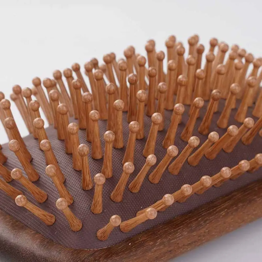 

Portable Sandalwood Hair Comb Scalp Anti Static Air Cushion Comb Head Blood Circulation Relieve Air Bag Massage Comb Curly Hair