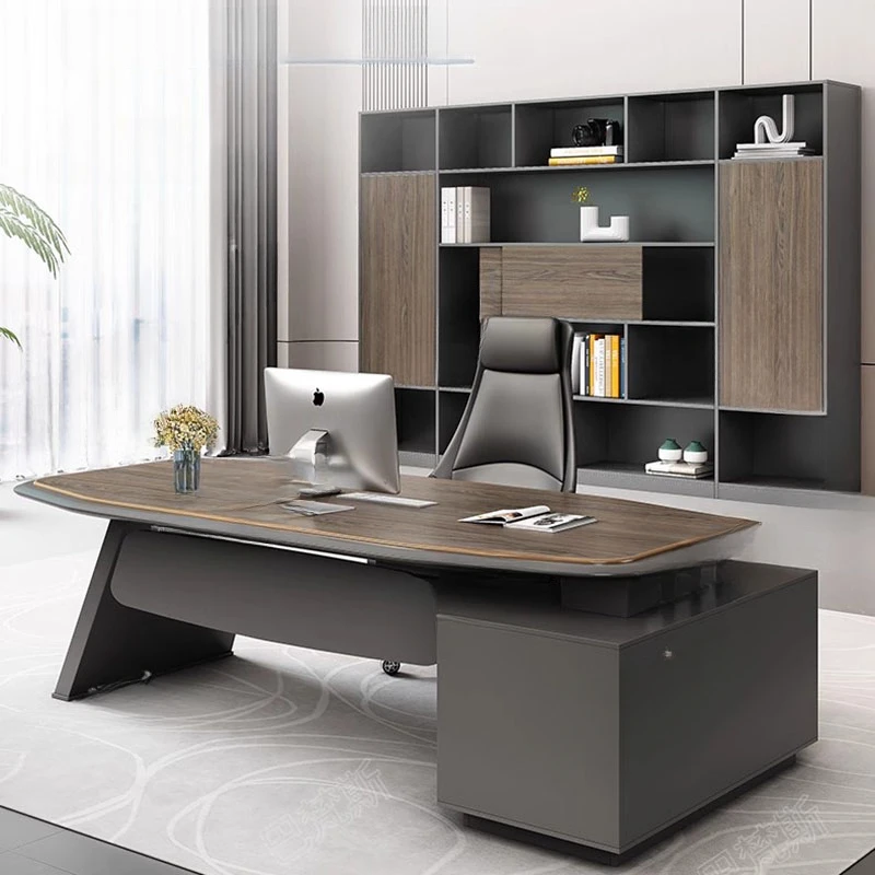 

Bedroom Boss Desk Reception Office Work Computer Desks Home Furniture Study Table Executive Corner Simple Escritorio Modern