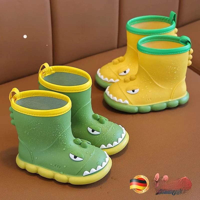 

Детские резиновые сапоги: водонепроницаемые, нескользящие, средней длины, удобные, для школы, милые, для начальной школы, резиновые.