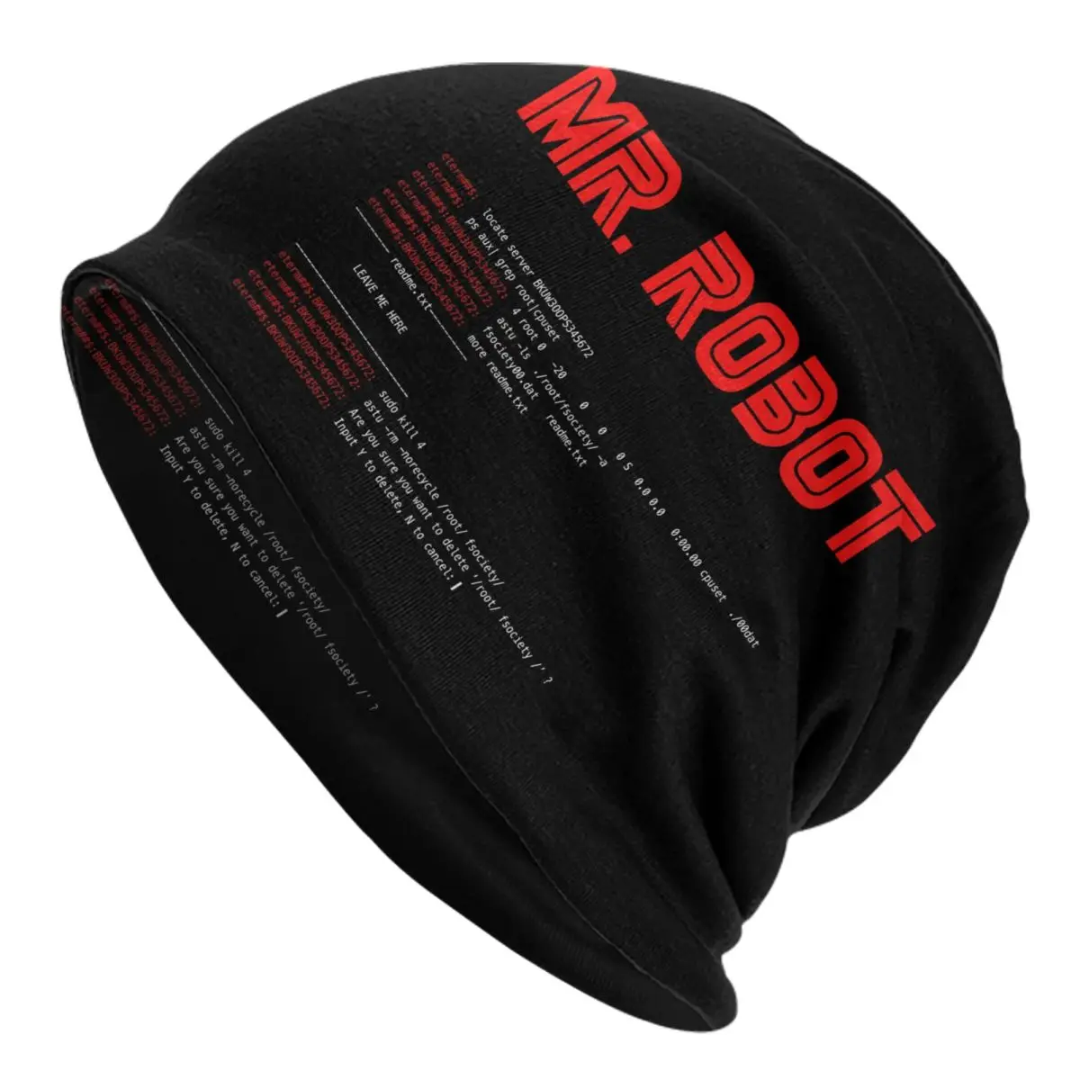 Mr Robot Coding Programming Skullies Beanies Caps Unisex Winter Warm Knitted Hat Programmer Developer Code Bonnet Hats