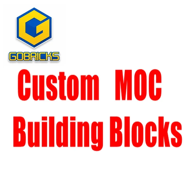 Gobricks Payment Link-2 Maatwerk MOC Op maat gemaakte bouwsteensets Aangepast onderdeel Compatibel met Lego Custom MOC