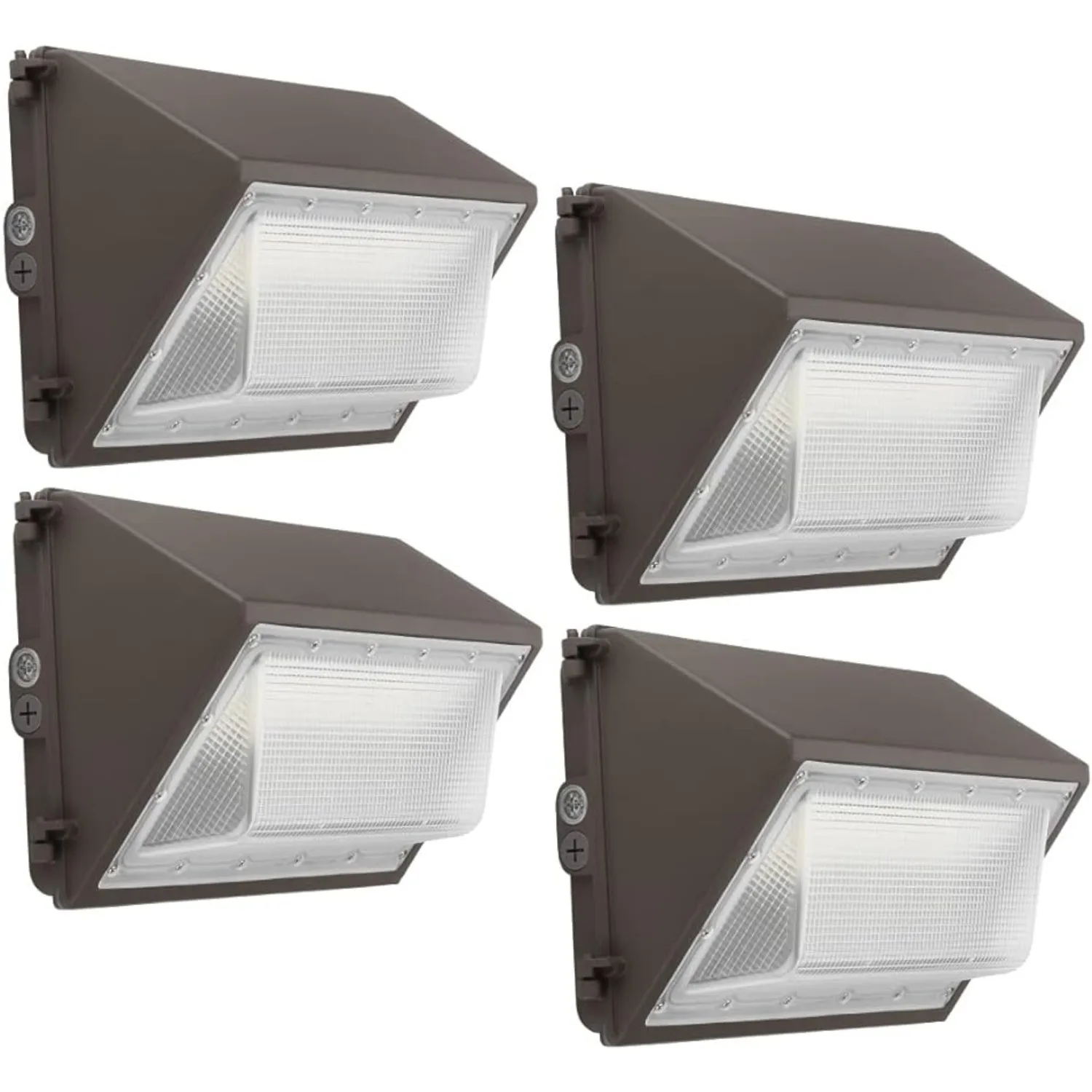 

LED Wall Pack, 60W 7800lm 5000K Daylight 100-277V, Waterproof Outdoor Lighting Fixture with Dusk-to-Dawn Photocell, ETL Listed