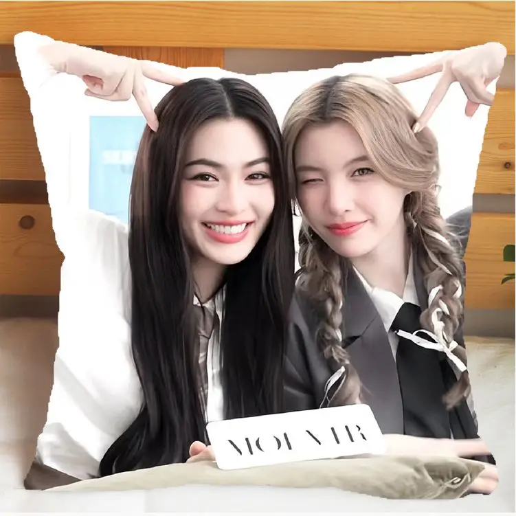 The Secret of Us LingOrm Same Style Pillow Double Sided Photo Thai Star Pillowcase Birthday Gift Ling Ling Kwong Orm Kornnaphat