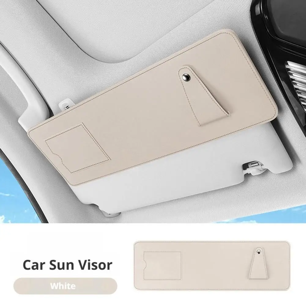 Car Sun Visor Extended Storage Board Car Window Multi-functional Sunshade Extension Board Can Store Glasses Card Car Accessories