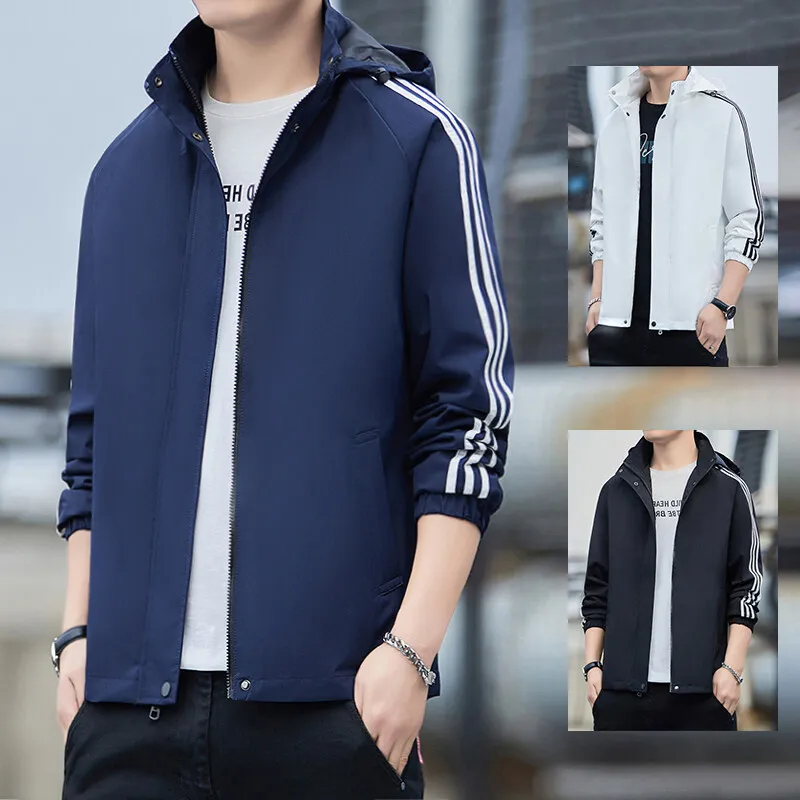 

Jacket Men's Jacket 2025 New Spring and Autumn Stand-up Collar Fashion Handsome Workwear Versatile Winter Wear Baseball Clothes