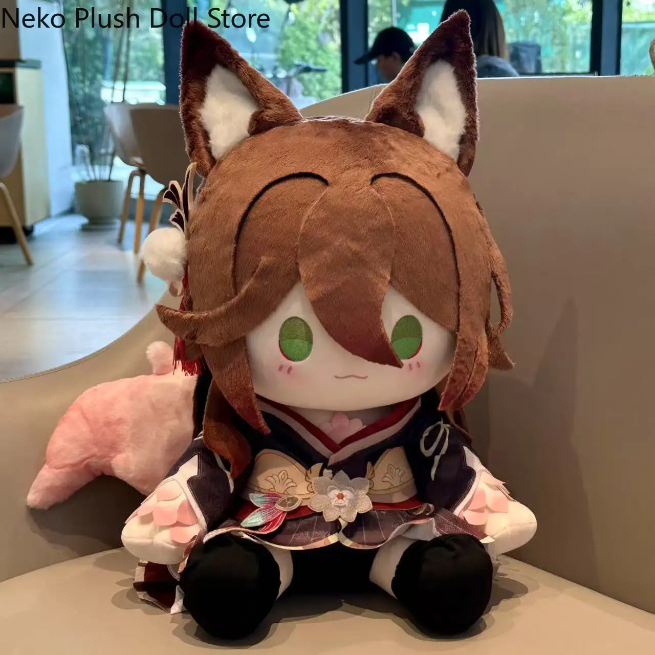 

Honkai: Star Rail ting yun Anime Attribute Cosplay Cartoon Kawaii Cotton Doll Body Pillow Plush Toys Dress up Xmas Gift 40CM