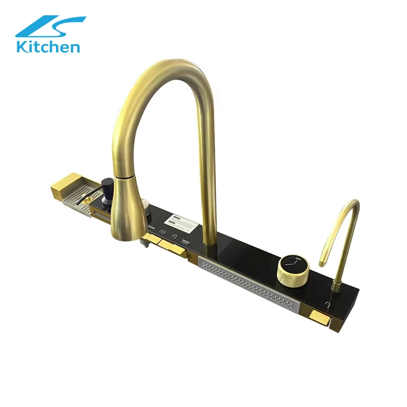 中国メーカー製 304ステンレス鋼 ナノ滝 レインフォール ハニカム ピアノキー キッチンシンク