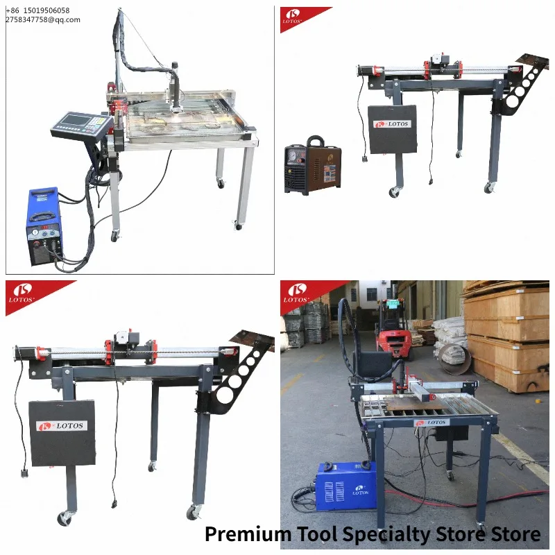 Lotos 2025 Mini CNC Plasma Cutting Table Portable 600x600mm Automatic with Stepper Motor Key Feature for Merry Christmas Gift