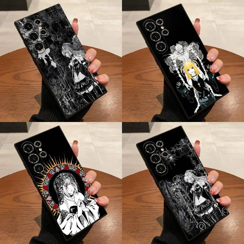 

Misa D-Death Cross N-Note Phone Case For Samsung S25,S24,S21,S22,S23,S30,Ultra,S20,Plus,Fe,Lite,5G Black Box