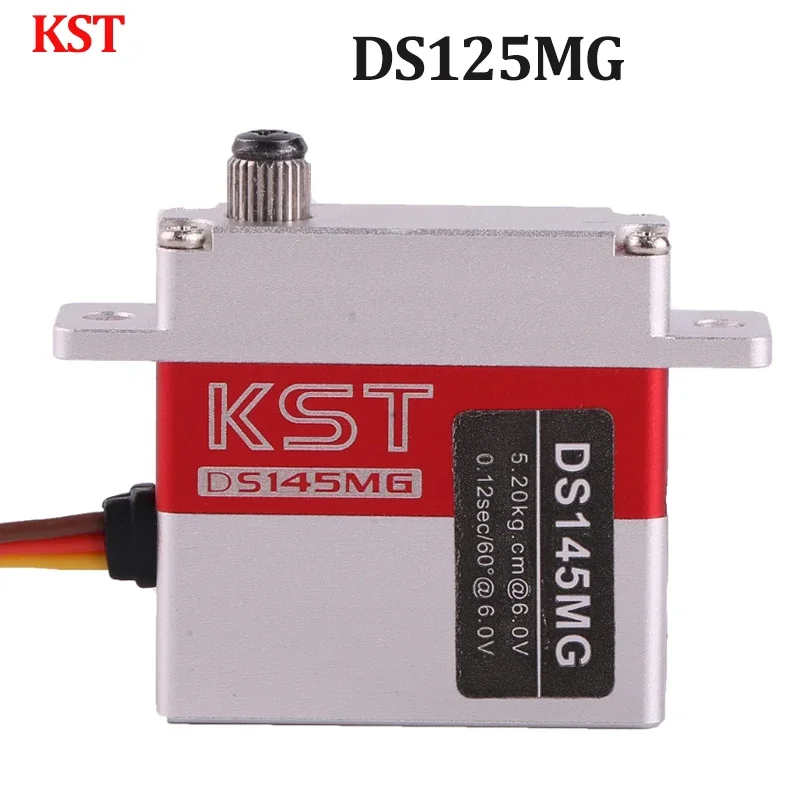 KST DS145MG 6V 5kg 0.12 SEC Hoge Precisie Metal Gear Digitale Wing Zweefvliegtuig Servo voor UAV RC Auto robot Arm Boot Helikopter