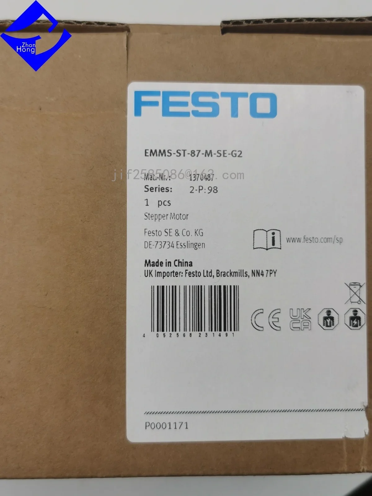 

FESTO Genuine Original 1370487 EMMS-ST-87-M-SE-G2 1370489 EMMS-ST-87-M-SEB-G2 1372910 VASB-40-1/4-SI-B 1373812, Price Negotiable