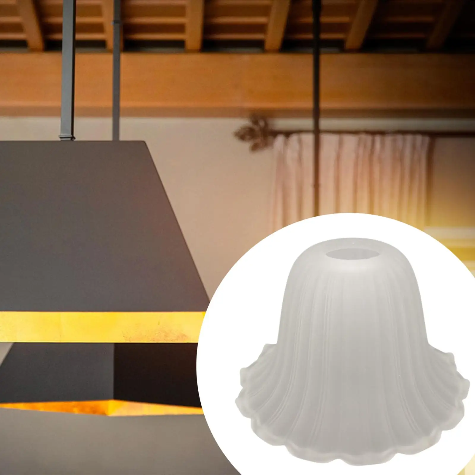 

Стеклянный абажур, винтажная стеклянная крышка для кухни, уличного чайного домика