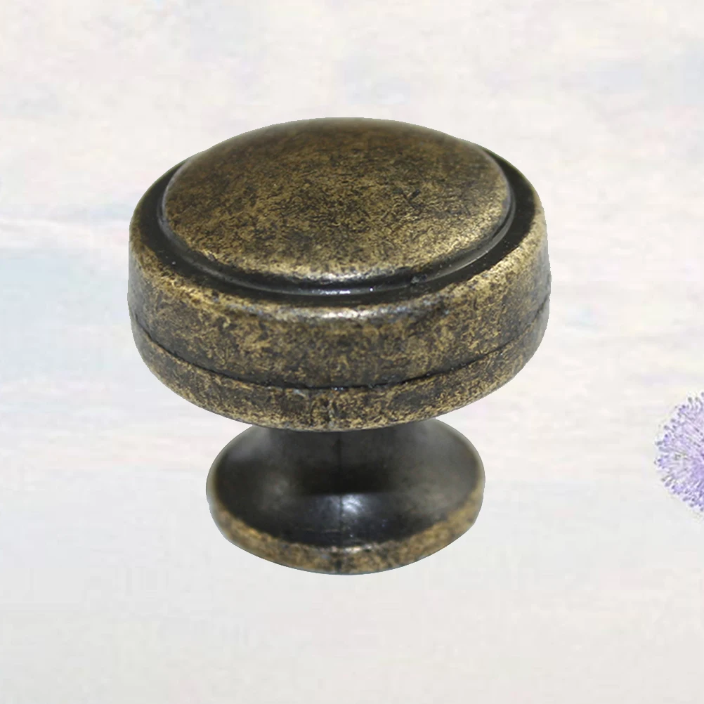

4PCS Vintage Cabinet H Button Drawer Pulls Retro Closet H Furniture Zinc Alloy Furniture H Knob Durable
