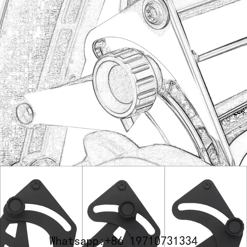 Motorcycle Windshield Adjuster Bracket Windscreen Reinforced Support Holder Kit for Pan America 1250 Windshield Bracket Kit - view 3