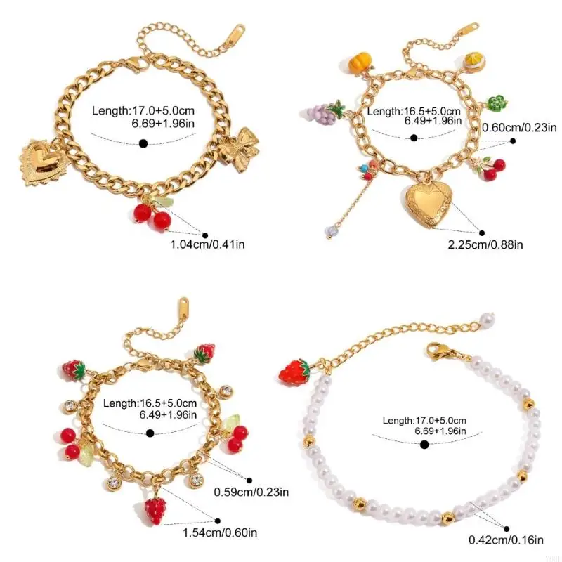 Bracelet à fruits multiples à mode