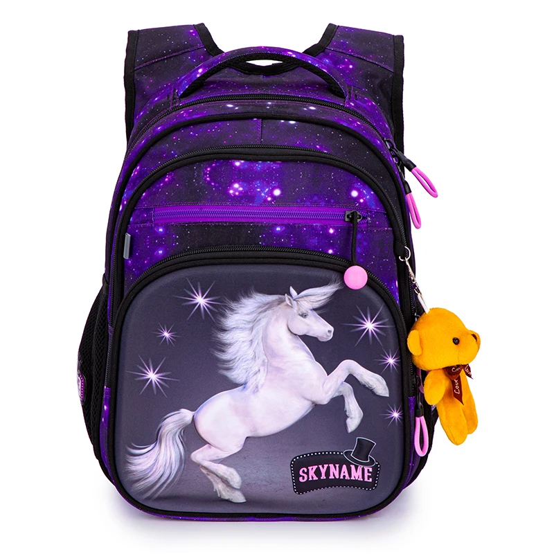 Cartoon School Backpacks for Girl Waterproof Orthopedic School Bags Primary 1-3 Grade Children 2023 New Brand Mochila Satchel