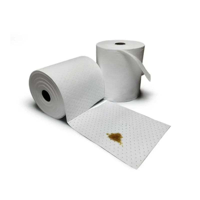 لفات وحصائر ماصة للزيت في المستودعات الجديدة وسادات حماية الأرضية لمنع الانسكاب الكيميائي