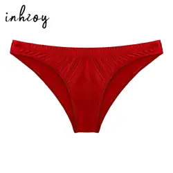 Womens Glossy Bikini Briefs Panties Underwear Sexy Low Rise Oil Smooth Quick-drying Thong Lingerie for Beach Swimming Pool