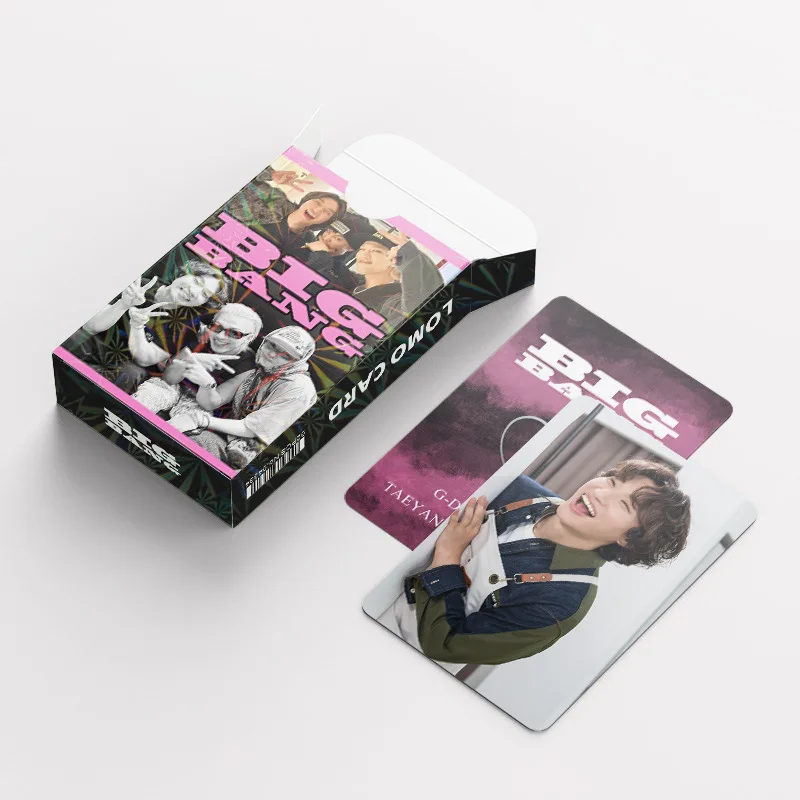 60+32pcs/G-Dragon Photo Card, Star Sticker Postcard, Fan Collection Card