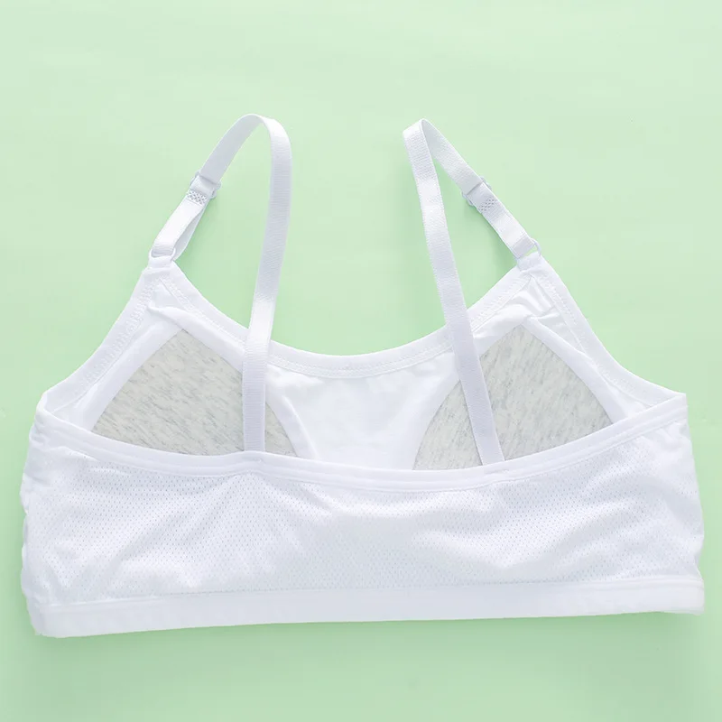 Adolescence girls Bra Made of Cotton Lightweight Breathable Soft Suitable for Girls Students Solid Color Simple Suspender Bra