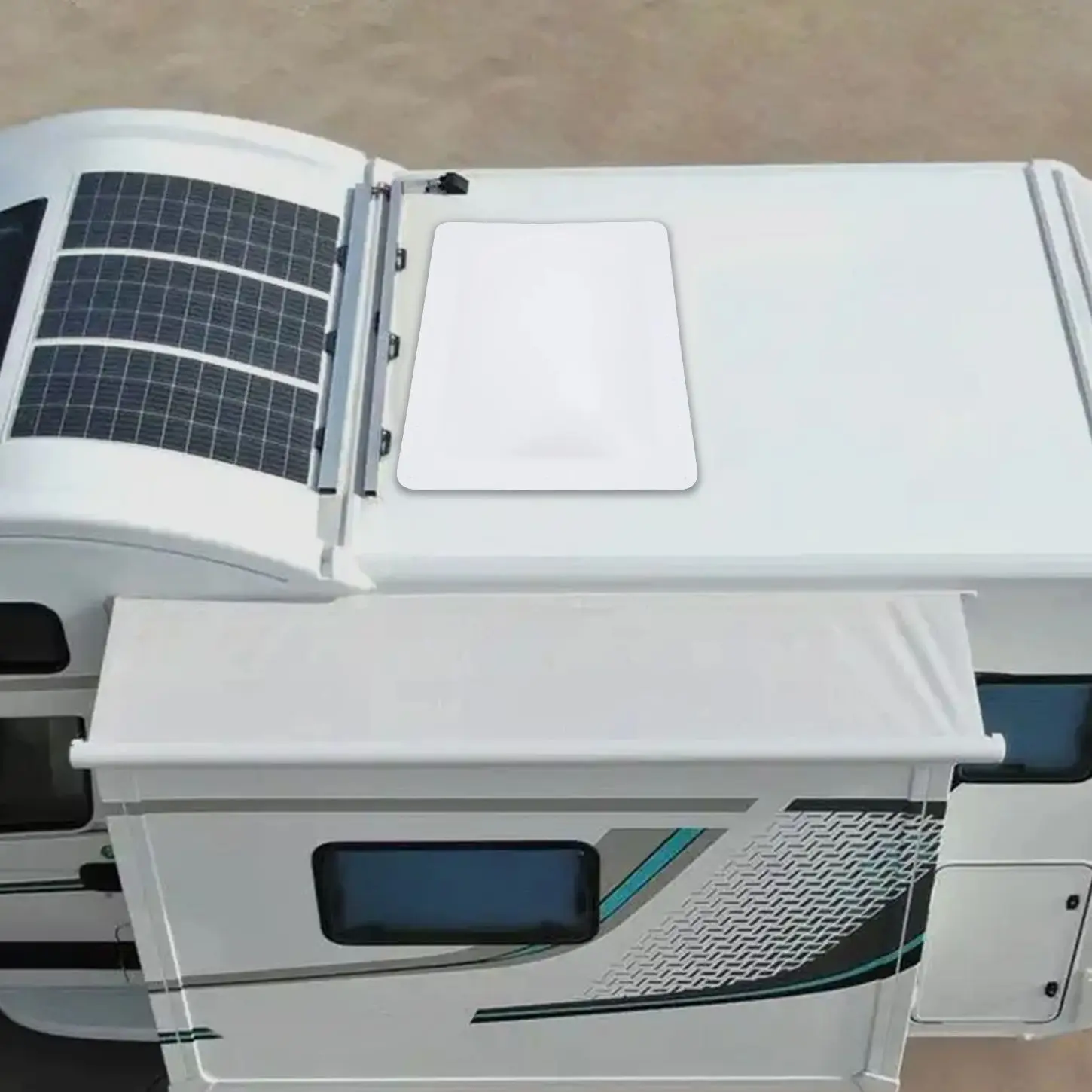 

18x26in RV Skylight Outer Dome, RV Sunroof Sunshade Cover UV-resistant RV Skylight Fits, Camper Skylight