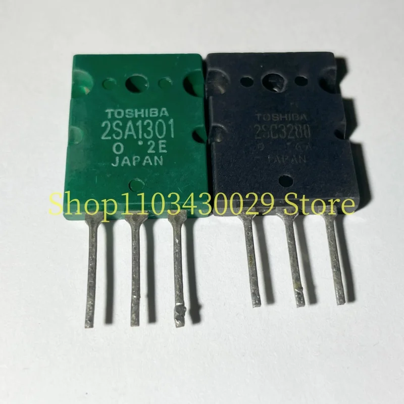 오리지널 분해된 2SA1301 A1301 + 2SC3280 C3280 TO-3PL 12A 160V PNP + NPN, 5 쌍 (10 개)