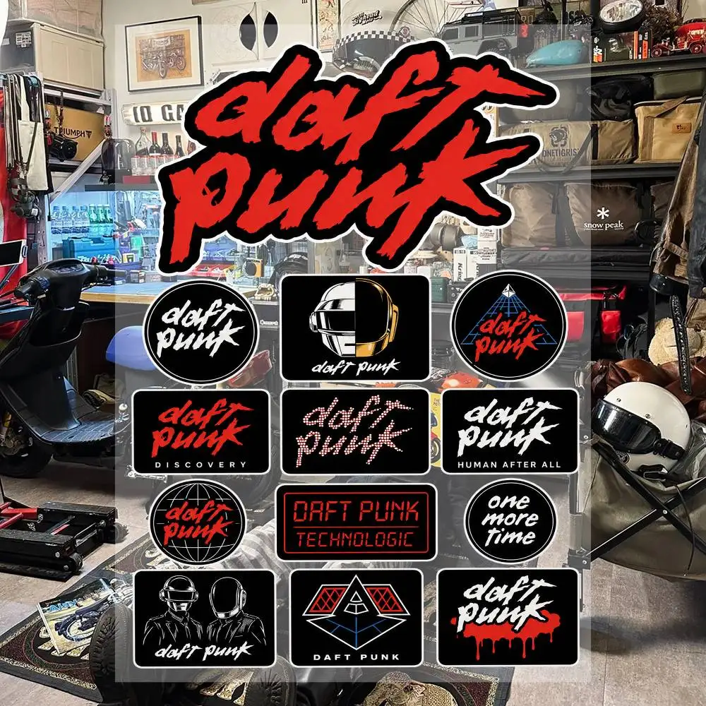 Das-sft Punk Cool Graphic Stickers Set Waterproof Vinyl Decals For Motorcycle Helmet Car Laptop Skateboard Luggage Phone Case