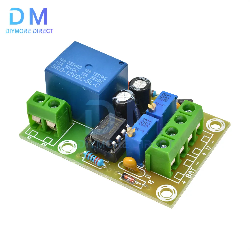 XH-M601 Battery Charging Control Board 12V Battery Full Power off Stop to Prevent Overshoot Control Module