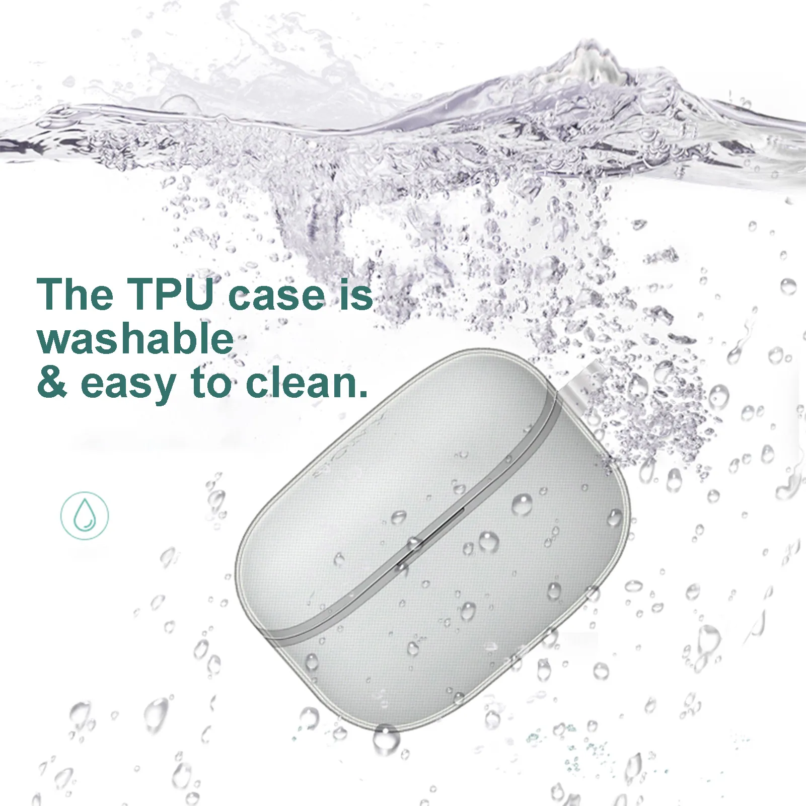 TPU Case For Sony Earbuds LinkBud S WF-LS900N Earbuds Transparent Protective Cover Shockproof Dustproof Protector With Carabiner
