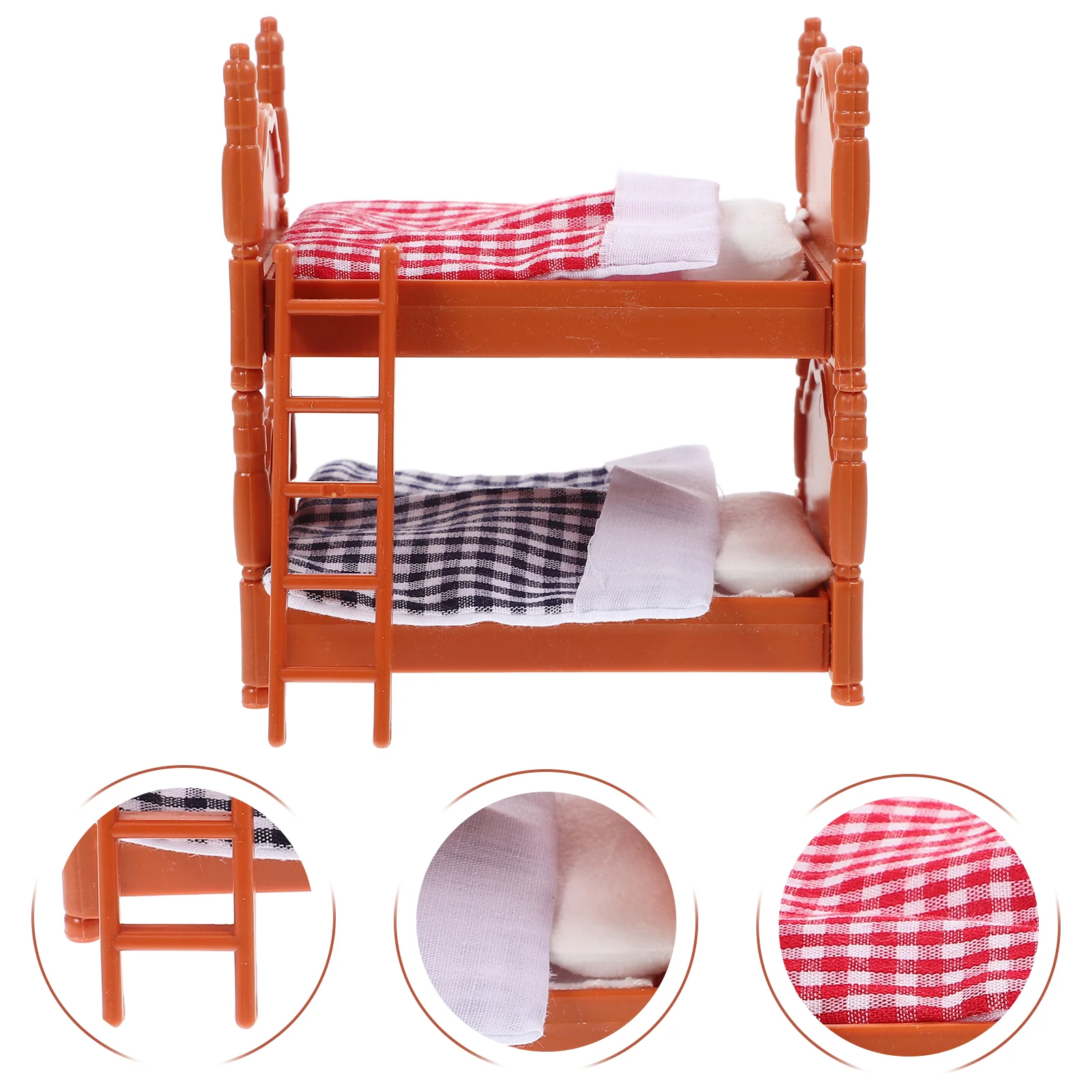 Kinderstoel Bed Kind Babyspeelgoed Poppenhuisaccessoires Doekmatras Mini Slaapkamermeubilair